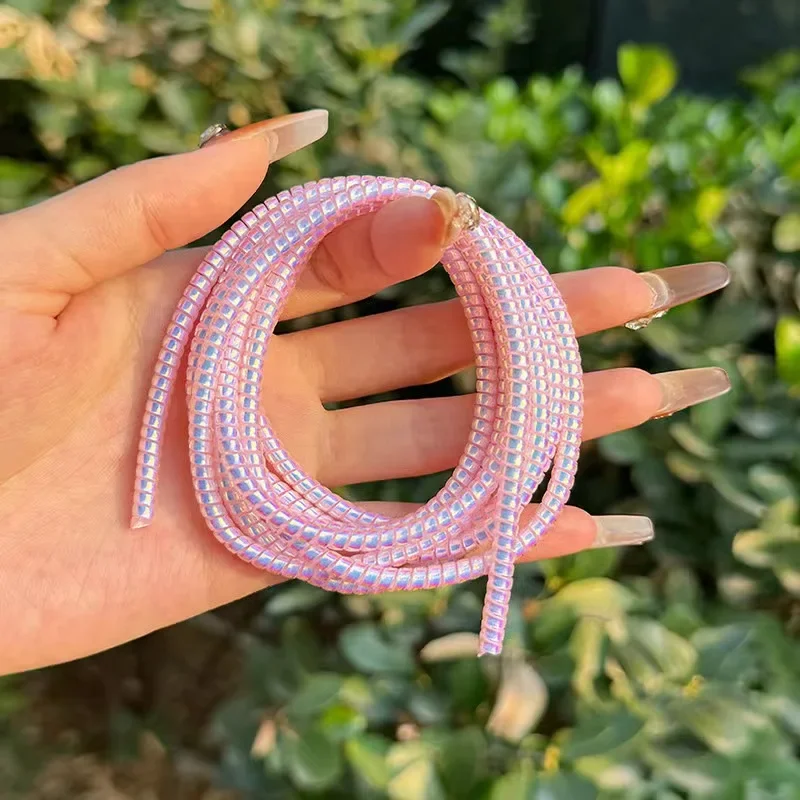 Spring Roll Wrapper - Avvolgicavo Decorativo Universale 1.6M per iPhone/Samsung/Huawei/Xiaomi,