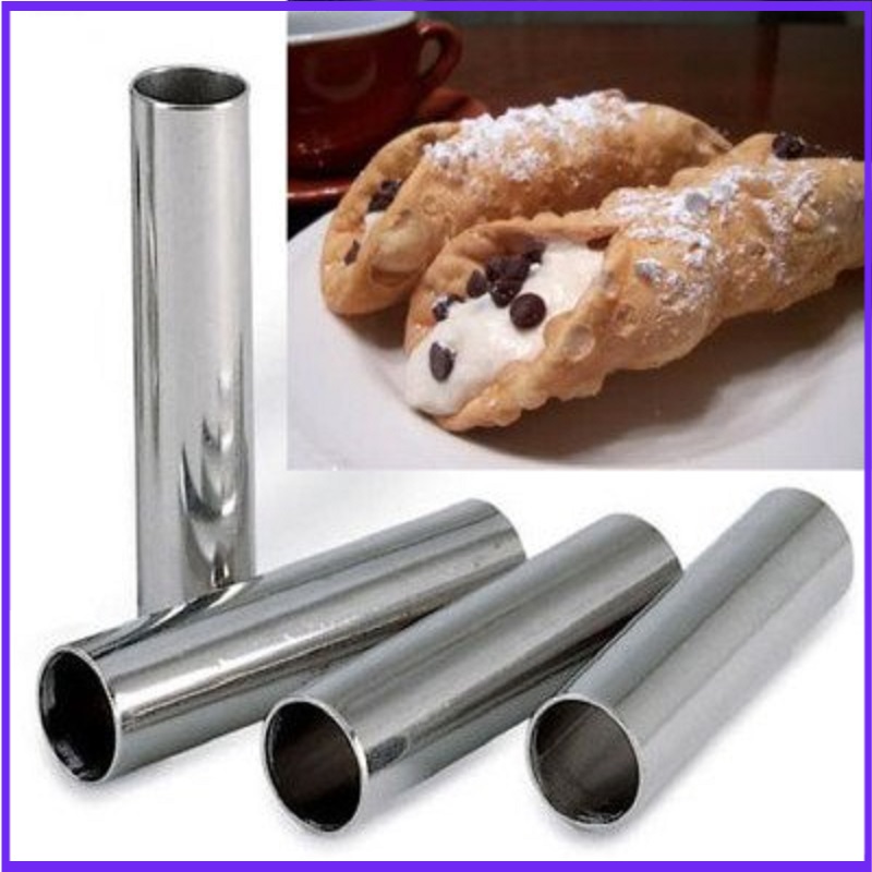 Alluminum Cannoli Forms, 4 tub - Danish Pancake Pan recensione e prezzo