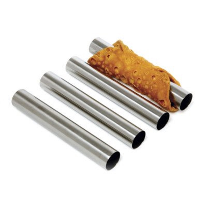 Alluminum Cannoli Forms, 4 tub - Danish Pancake Pan recensione e prezzo